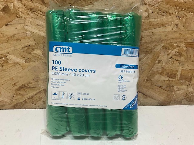 Cmt pe mouwovertrekken (16000x) - afbeelding 1 van  6