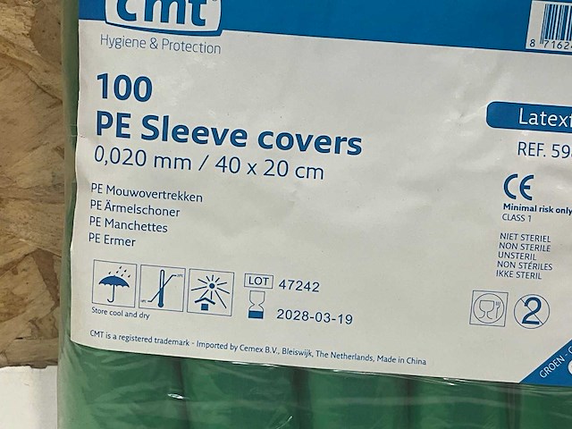 Cmt pe mouwovertrekken (16000x) - afbeelding 2 van  6