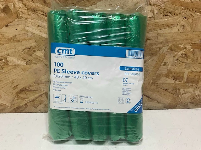 Cmt pe mouwovertrekken (16000x) - afbeelding 1 van  6