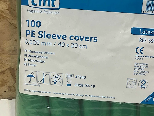 Cmt pe mouwovertrekken (16000x) - afbeelding 2 van  6
