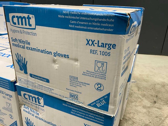 Cmt soft nitrile examination gloves (16.000x) - afbeelding 3 van  5