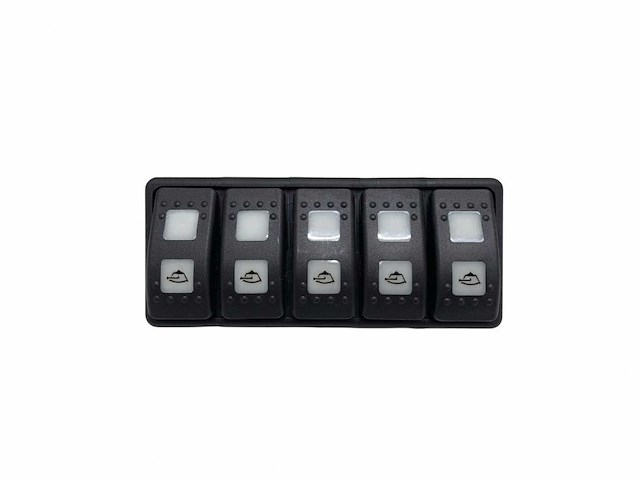 Cnb bilge pump switch panel black - 42170a - afbeelding 1 van  2