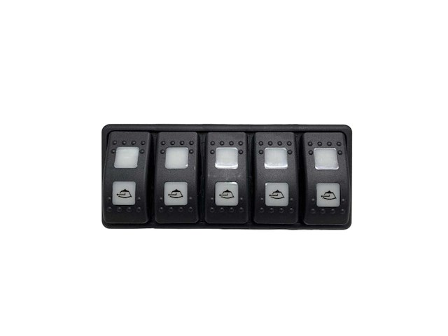 Cnb bilge pump switch panel black - 42170a - afbeelding 1 van  4