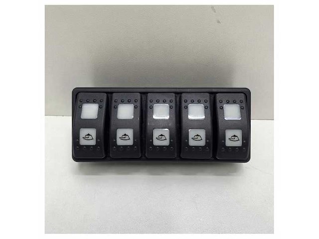 Cnb bilge pump switch panel black - 42170a - afbeelding 2 van  4