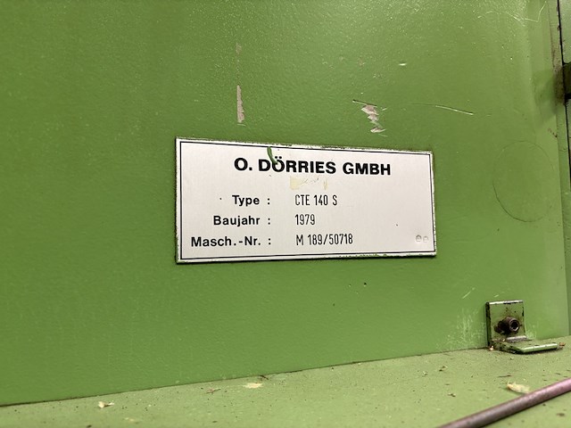 Cnc draaibank, dörries, cte 140, 1979 - afbeelding 65 van  65