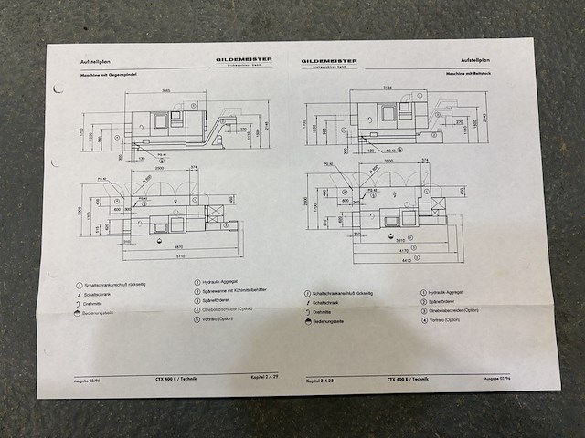 Cnc draaibank, gildemeister, ctx 400 e , 1997 - afbeelding 35 van  44