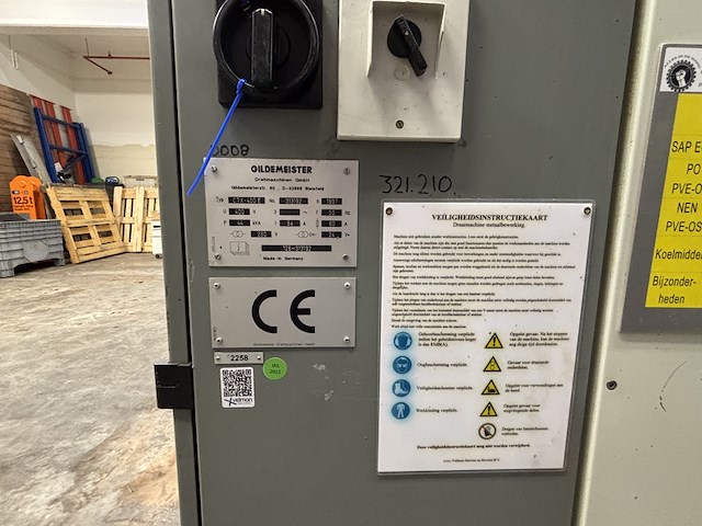 Cnc draaibank, gildemeister, ctx 400 e , 1997 - afbeelding 42 van  44