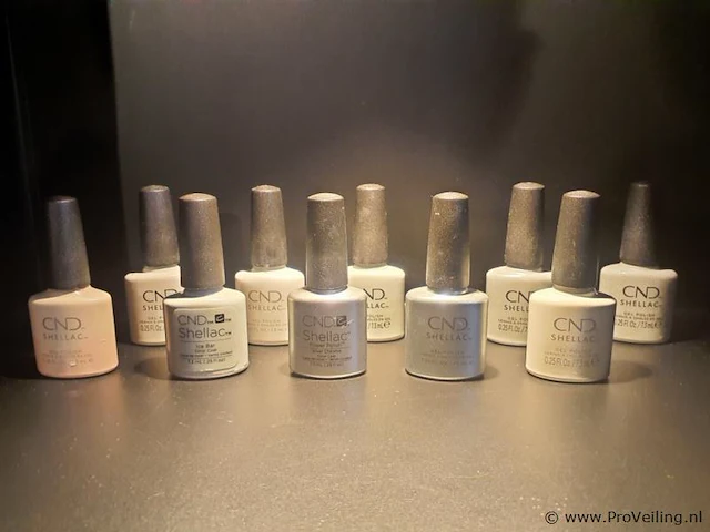 Cnd shellac gel nagellak - 10 flacons - afbeelding 1 van  2