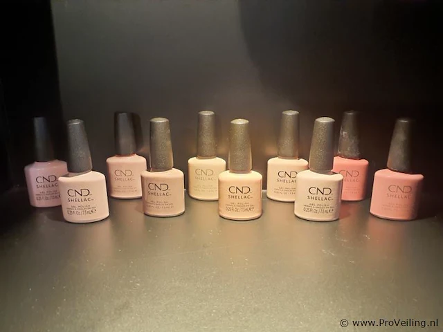 Cnd shellac gel nagellak - 10 flacons - afbeelding 1 van  2