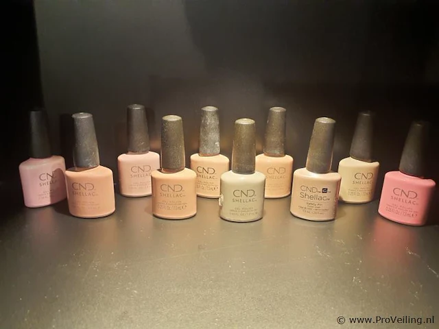 Cnd shellac gel nagellak - 10 flacons - afbeelding 1 van  2