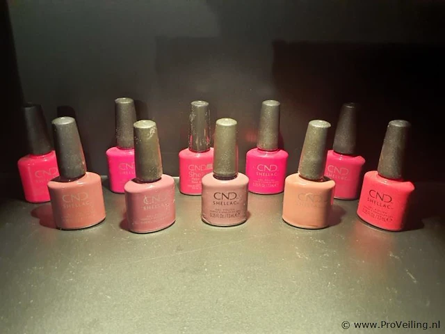 Cnd shellac gel nagellak - 10 flacons - afbeelding 1 van  2