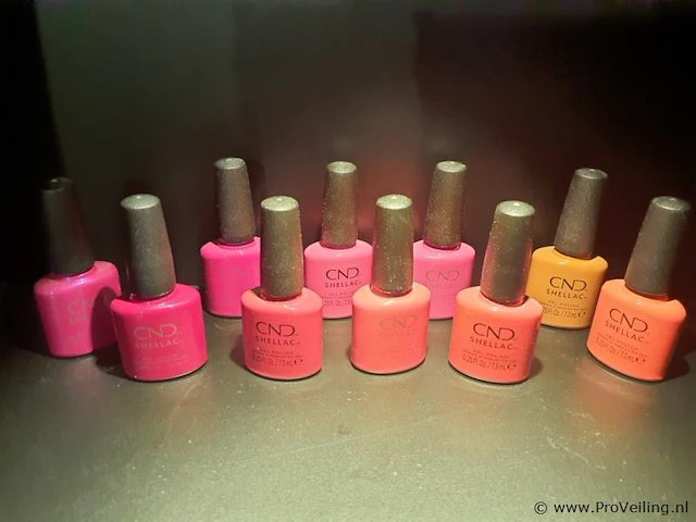 Cnd shellac gel nagellak - 10 flacons - afbeelding 1 van  2