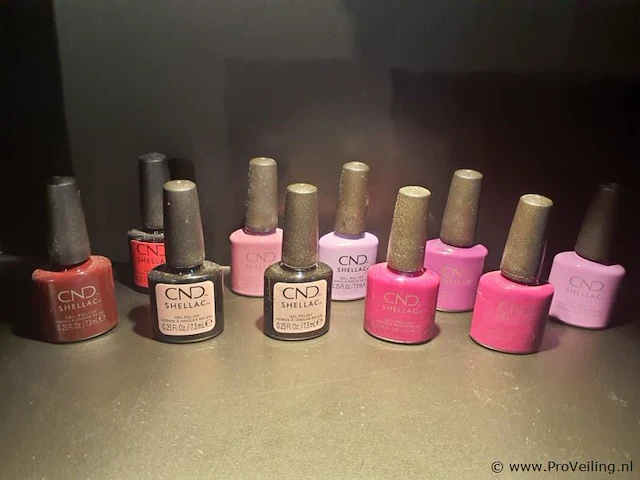 Cnd shellac gel nagellak - 10 flacons - afbeelding 1 van  2