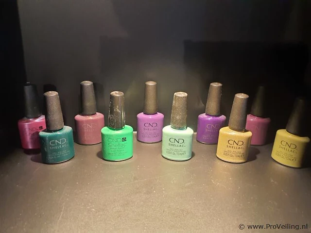 Cnd shellac gel nagellak - 10 flacons - afbeelding 1 van  2