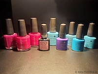 Cnd shellac gel nagellak - 9 flacons