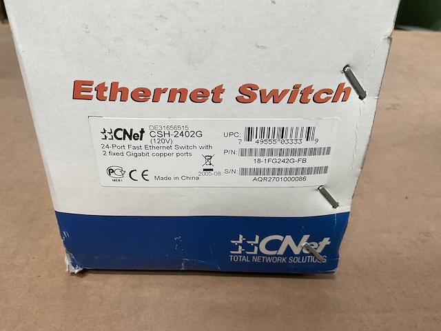 Cnet csh-2402g ethernet switch - afbeelding 2 van  2