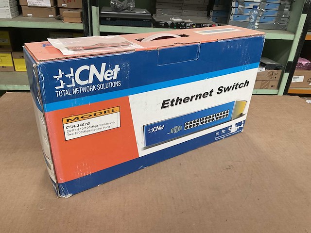 Cnet csh-2402g ethernet switch - afbeelding 1 van  2