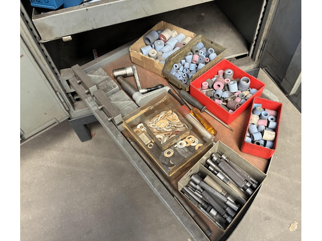 Co-slijper hauser, 3sm-dr, groen, zeer compleet incl. veel toebehoren - afbeelding 2 van  11