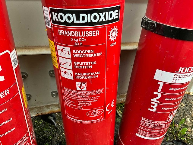 Co2 brandblusser (3x) - afbeelding 3 van  7