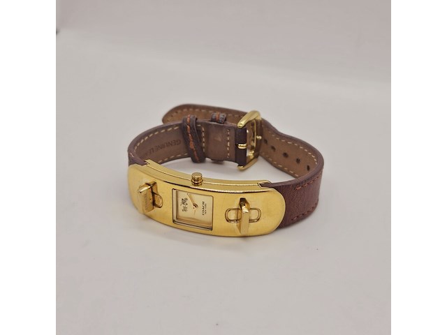 Coach swagger goldplated dameshorloge - afbeelding 5 van  8