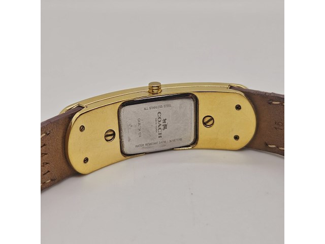 Coach swagger goldplated dameshorloge - afbeelding 7 van  8