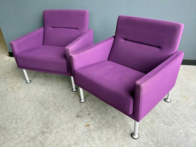 Coalesse hightback sidewalk loungestoel (2x) - afbeelding 1 van  6