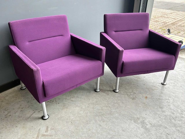 Coalesse hightback sidewalk loungestoel (2x) - afbeelding 2 van  6
