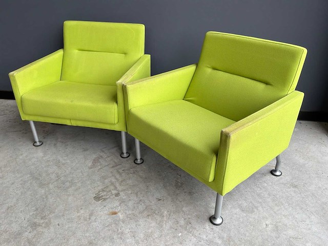 Coalesse hightback sidewalk loungestoel (2x) - afbeelding 1 van  3