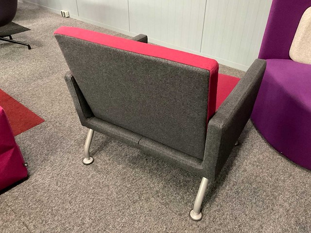 Coalesse sidewalk high-back fauteuil (4x) - afbeelding 3 van  3