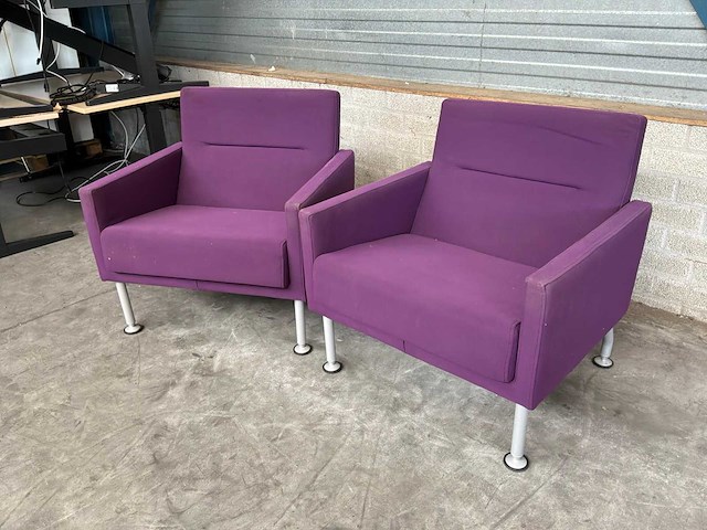 Coalesse sidewalk lounge stoel (2x) - afbeelding 1 van  4