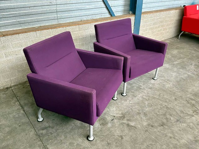 Coalesse sidewalk lounge stoel (2x) - afbeelding 2 van  4