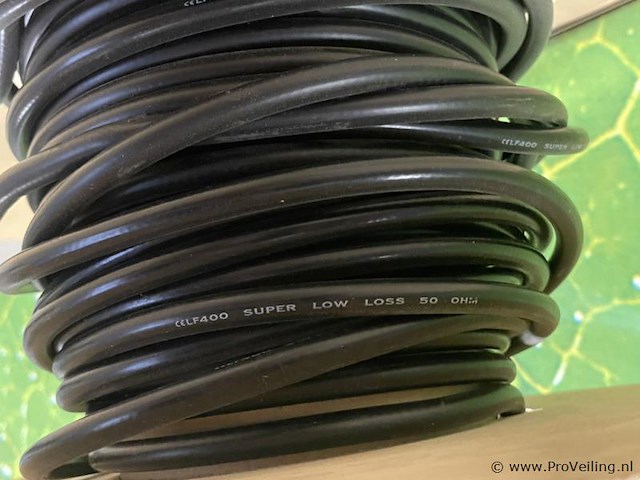 Coax kabel op haspel | low loss 50 ohm - afbeelding 3 van  4