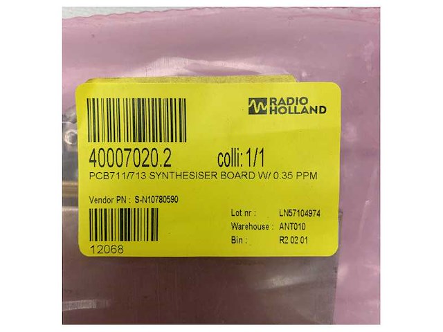 Cobham mf | hf radio synthesiser board pcb - s -n10780590 - afbeelding 2 van  3