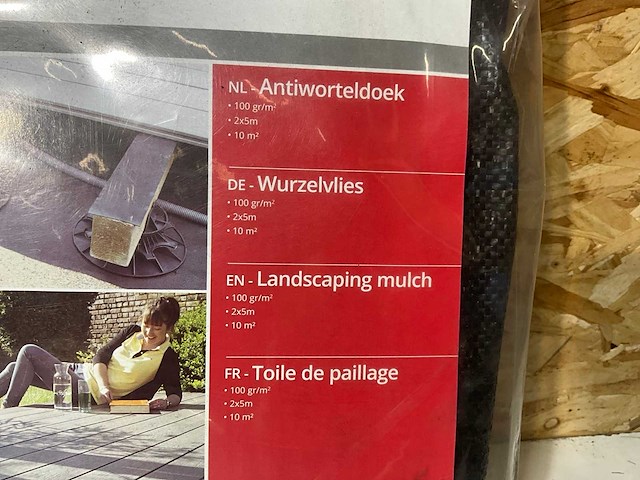 Cobra antiworteldoek 2x5m (2x) - afbeelding 3 van  4