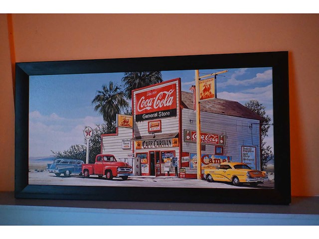 Coca-cola general store wanddecoratie - afbeelding 1 van  2