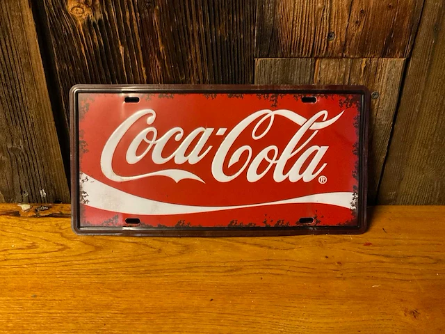 “coca-cola” | horeca-/reclamebord - afbeelding 1 van  4