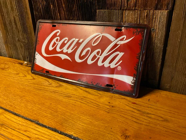 “coca-cola” | horeca-/reclamebord - afbeelding 3 van  4