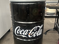 Coca cola olievat reclame object/onderstel statafel - afbeelding 1 van  3