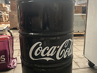Coca cola olievat reclame object/onderstel statafel - afbeelding 3 van  3