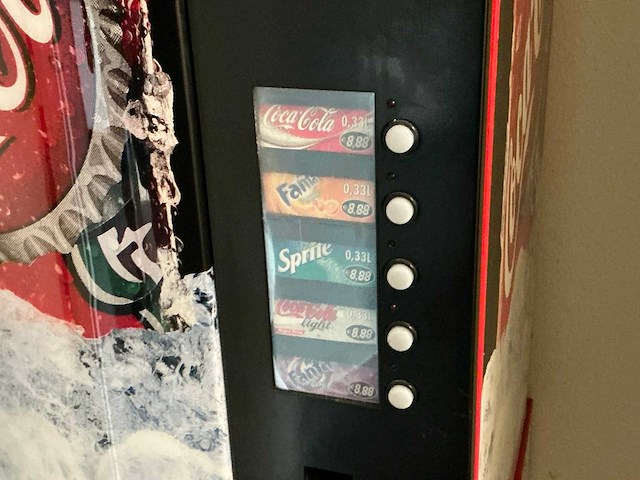 Coca cola vendigmachine - afbeelding 3 van  3