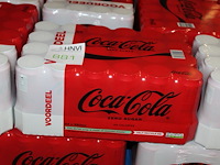 Coca cola zero. 25 trays a 24 blikken 0,33l. totaal 600 blikken. tht 1-26. bod is inclusief 90 euro statieg... - afbeelding 2 van  2