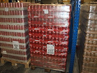 Coca cola zero. 99 trays a 24 blikken 0,33l. totaal 2376 blikken. tht 3-26. - afbeelding 1 van  2