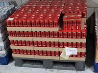 Coca cola zero caffeine vrij 1200 blikken met tht 1-2026. bod is inclusief 180 euro statiegeldwaarde - afbeelding 2 van  2