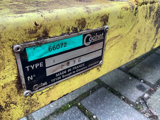 Cochet 1 hydraulische veegborstel - afbeelding 3 van  11