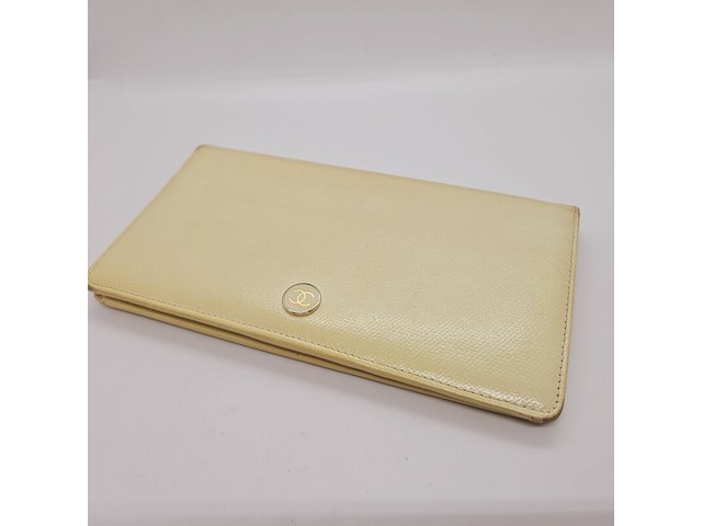 Coco chanel beige portefeuille - inclusief doos - afbeelding 2 van  8