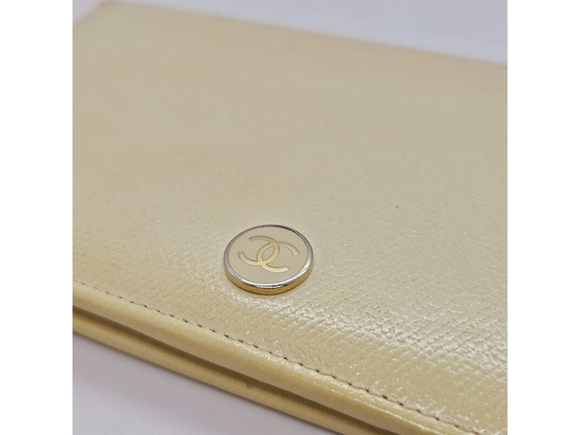 Coco chanel beige portefeuille - inclusief doos - afbeelding 3 van  8