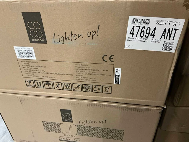 Coco maison essex vloerlamp h165cm - afbeelding 7 van  7