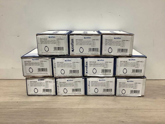Cofan 18x1,2 borgringen (2750x) - afbeelding 1 van  3
