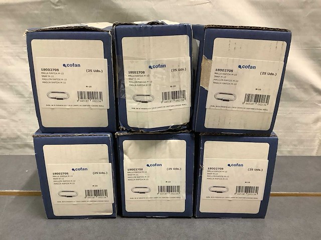 Cofan m10 karabijnhaken met vergrendeling (150x) - afbeelding 1 van  3