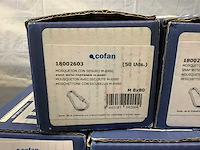 Cofan m8x80 karabijnhaken met vergrendeling (250x) - afbeelding 2 van  3